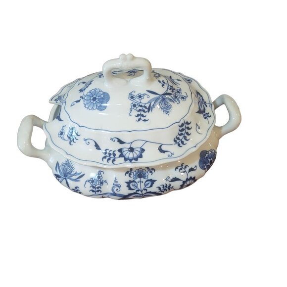 Blue Danube China Frant Josef Soup Tureen With Lid 8.5" and original box - Picture 2 of 16